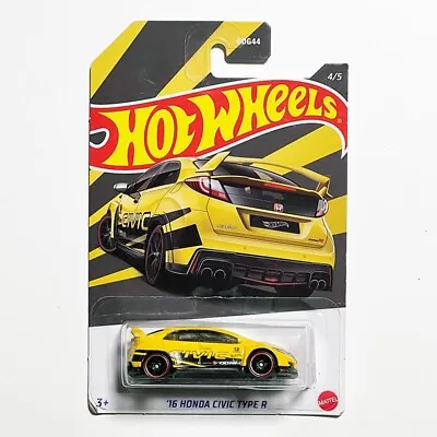 Buy Hot Wheels 2022 Honda Series 16 Honda Civic Type R (Yellow) • 6.95£