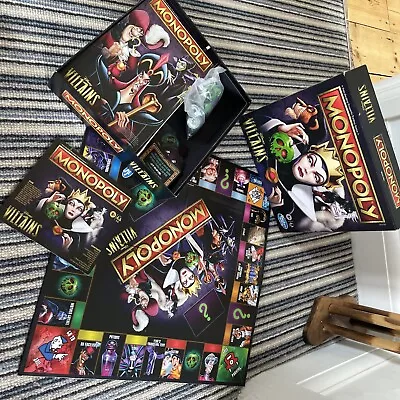 Buy Disney Villains Monopoly Hasbro Parker Games Complete • 4.75£