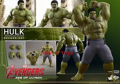 Buy New Hot Toys MMS287 Avengers: Age Of Ultron Hulk Deluxe Edition 1/6 Figure • 698.59£