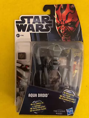 Buy Star Wars AQUA DROID ACTION FIGURE CW10 THE CLONE WARS 2012 • 9.99£