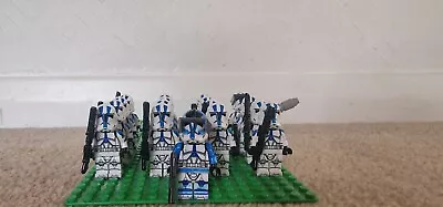 Buy Lego Star Wars Mini Figures 20 Clone Trooper Replica 501st Troopers • 40£