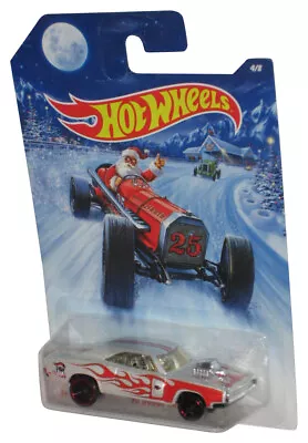 Buy Hot Wheels Silver & Red Christmas Holiday Santa '70 Dodge Charger R/T Toy Car 4 • 11.17£