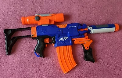 Buy Nerf N-strike Elite Stryfe Blaster +  Attachments+ FREE UK POST  • 29.99£