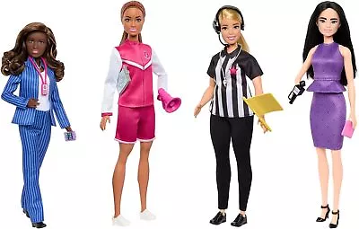 Buy Barbie You Can Be Anything Career Of The Year 4 Dolls New (Box Damaged) • 27.99£