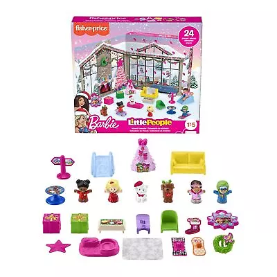 Buy Fisher-Price Little People Barbie Advent Calendar And Toddler Playset • 21.99£