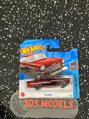 Buy GM 55 CHEVY RED   Hot Wheels 1:64 **COMBINE POSTAGE** • 2.95£
