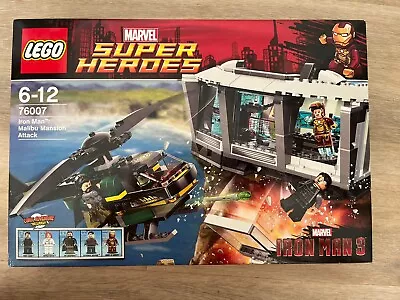 Buy LEGO Marvel 76007 Iron Man: Malibu Mansion Attack | MINT! FACTORY SEALED! • 60£