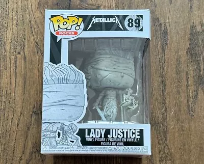 Buy Lady Justice 89 Funko Pop Metallica Music Band Rocks Vinyl Figure • 10£
