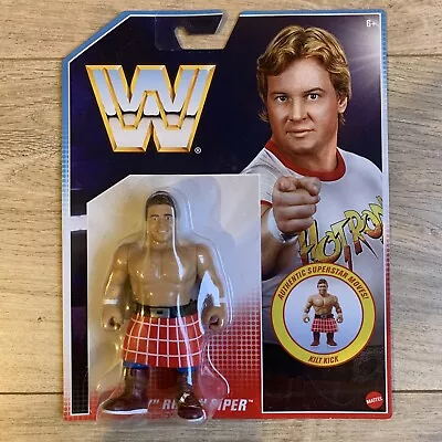 Buy Bnib Wwe Mattel Retro Series 11 Wave 1 Rowdy Roddy Piper Wrestling Figure Wwf • 14.99£