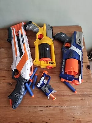 Buy Nerf Gun Elite Bundle Roughcut Shotgun Holds 8 Shots Strong Arm + Bullets • 15£