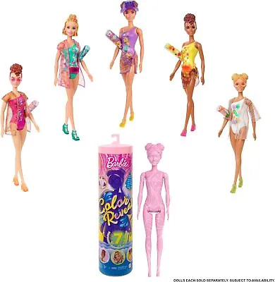 Buy Barbie Color Reveal Doll With 7 Surprises 4 Mystery Bags Contain Cover-Up, Shoes • 23.32£