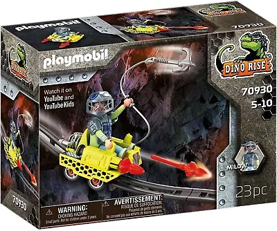 Buy Playmobil Dino Rise Mine Cruise Jurassic Dino Toy Set For Kids Fun Playset 70930 • 10.95£