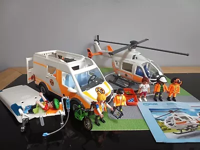 Buy Playmobil Hospital Helicopter 70048 & Ambulance 70049. Preownec • 45£