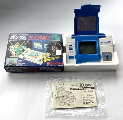 Buy Vintage 1983 RARE BANDAI TRIPLE VISION GUNDAM SPACE CENTURION (Near Mint Cond) • 185£