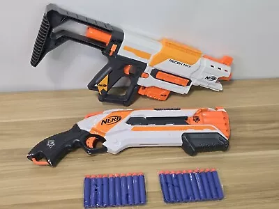 Buy Nerf Gun Elite Bundle Roughcut Shotgun, Modulus Recon Mk2 Rifle + Bullets • 19.99£