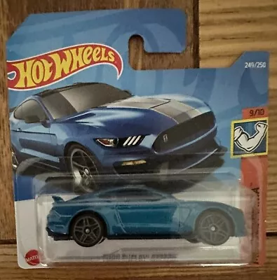 Buy Hot Wheels FORD SHELBY GT350R Blue Muscle Mania 2022 9/10 249/250 Case Q • 3.99£