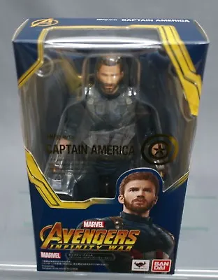 Buy SH S.H. Figuarts Captain America Avengers Infinity War Bandai Japan USED*- • 25.19£