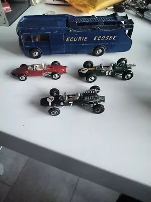 Buy Corgi Major Ecurie Ecosse Race Transpoter With 3 F1 Cars • 180£