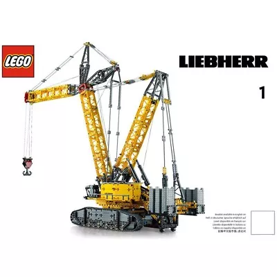 Buy LEGO Technic Instruction Manual And Stickers 42146 Liebherr Crawler Crane LR1300 • 24.99£