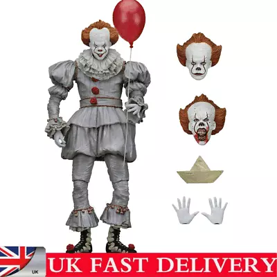 Buy New 7  NECA It Ultimate Pennywise Clown Action Figure Movie Model Doll Toys 2017 • 18.90£