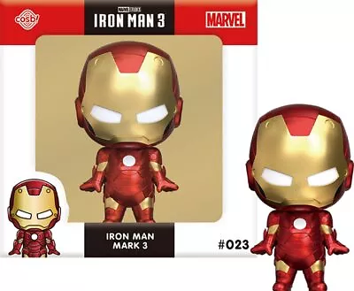 Buy Hot Toys Iron Man 3 Cosbi Iron Man Mark 3 Figure 8cm • 16.10£