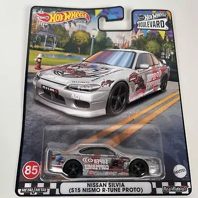 Buy 2023 Hot Wheels Premium Boulevard - Nissan Silvia S15 Nismo Proto 85 - HKF31 • 8.99£