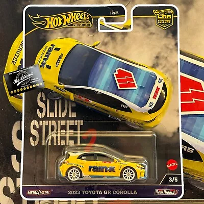 Buy HOT WHEELS PREMIUM 2023 Toyota Gr Corolla SLIDE STREET 1:64 Diecast COMBINE POST • 11.99£