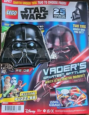 Buy LEGO STAR WARS Magazine #111 + Darth Vader Minifigure In Sealed Tin Ltd Ed 25 Yr • 15.99£