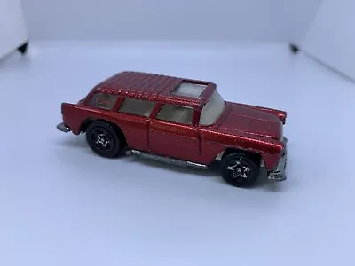 Buy Hot Wheels - Classic ‘55 Chevy Nomad Red Vintage - Diecast - 1:64 - USED • 2.50£