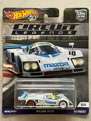 Buy 2018 Hot Wheels Premium Circuit Legends MAZDA 787B Car Culture Real Rider • 59.99£