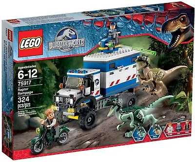 Buy LEGO 75917 Jurassic World Raptor Rampage Brand New Sealed & Discontinued 2015 • 125£