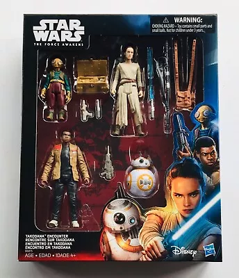 Buy Star Wars New The Force Awakens Takodana Encounter Finn Rey Bb8 Maz Misb Figure • 24.99£