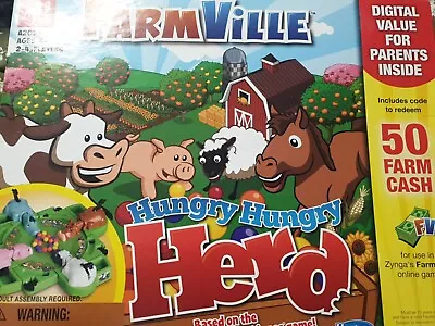 Buy 138. FarmVille Hungry Hungry Herd Game ( Hungry Hippo) Hasbro Gaming • 7.99£