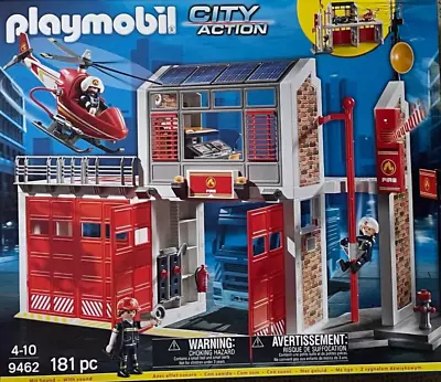 Buy Playmobil® City Action Large Fire Station 9462 NEW/ORIGINAL PACKAGING Ink DHL • 68£