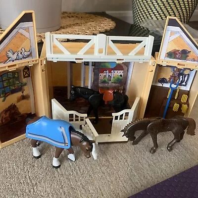 Buy PLAYMOBIL My Secret Play Box - Horse Stable And Barn • 15.99£