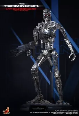 Buy MINT Hot Toys QS002 1/4 Terminator Endoskeleton T800 T-800 47cm • 757.90£