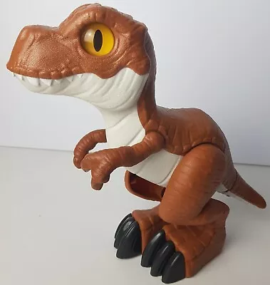 Buy FISHER PRICE Imaginext Jurassic World T-Rex Dinosaur Age 3+ H22cm Vgc • 7.99£