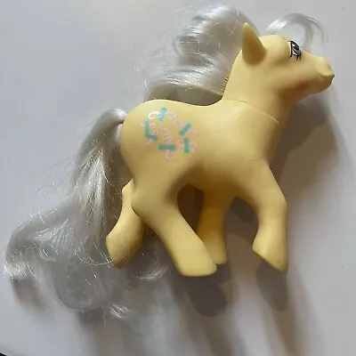 Buy My Little Pony G1 Kiss Curl Yellow Hasbro 1984 • 6.49£