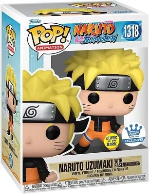 Buy Funko Pop! Animation: Naruto Uzumaki -Glow In The Dark Funko Exclusive #1318 • 17.99£