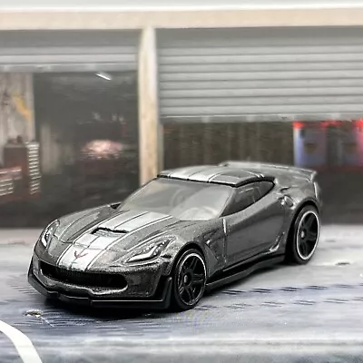 Buy Hot Wheels Corvette C7 Z06 Grey 1:64 Diecast Car Used Loose • 1.95£